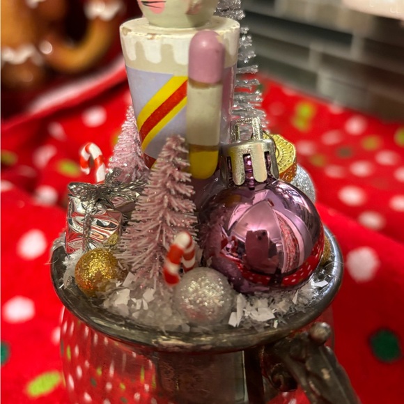 Handmade silver cup Nutcracker With all the trimmings Christmas tree 🌲 Gifts 🎁 - Picture 4 of 8